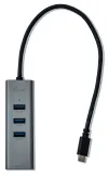 I-tec USB HUB METAL 3 порти USB 3.0 USB 3.1 Type C до адаптера Gigabit Ethernet (RJ45) thumbnail (2 of 3)