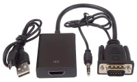 PremiumCord VGA+lyd elektronisk konverter til HDMI FULL HD 1080p interface (1 of 3)