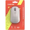 CANYON optical wireless mouse MW-22 RGB 800 1200 1600 dpi 4 keys BT+2.4GHz battery 650mAh rice thumbnail (6 of 11)