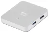 I-tec USB HUB METAL 4 ports USB 3.0 power adapter metallic silver thumbnail (1 of 3)