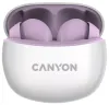 CANYON TWS-5 BT headphones with microphone BT V5.3 JL 6983D4 case 500mAh+40mAh up to 38h lilac