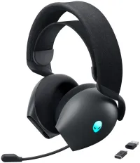 DELL AW720H Alienware Dual-Mode Wireless Gaming Headset безжични слушалки с микрофон черни (1 of 5)