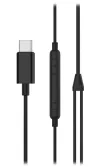 ESTUFF In-ear Headphone Earpod USB-C plug for USB-C devices Black thumbnail (2 of 2)