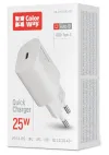 COLORWAY Caricabatterie USB 1x USB-C 25W Bianco thumbnail (4 of 4)