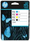 Оригінальний чорнильний картридж HP 912 CMYK, 4 шт