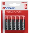 Batteria alcalina VERBATIM 15V AA blister 10 pz