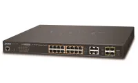 Planet GS-4210-16P4C PoE-switch L2 L4 20(16 PoE)x 1000Base-T 4x SFP Web SNMPv3 ext 10Mb med 802.3at-220W (1 of 2)