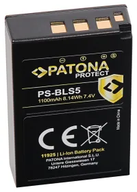 Аккумулятор PATONA для фотоаппарата Olympus BLS5 1100mAh Li-Ion Protect (1 of 2)