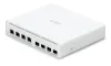 Ubiquiti UISP Switch Plus - 4x 2.5GbE 4x SFP+ bez ventilatora 4x PoE Out 27V (PoE budžet 160 W)