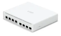 Ubiquiti UISP Switch Plus - 4x 2.5GbE 4x SFP+ 4x PoE Out 27V gan lucht leanúna (buiséad PoE 160 W) (1 of 5)