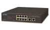 Planet FSD-1008HP διακόπτης PoE 10x 100Mb 8xPoE 802.3at 30W 120W VLAN λειτουργία επέκτασης 10Mb με έως και 250m χωρίς ανεμιστήρα