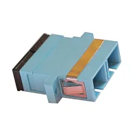 XtendLan SC-SC duplex adapter MM OM3 cyan til optiske tavler (1 of 1)