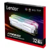 Lexar ARES DDR5 32 ГБ (комплект 2x16 ГБ) UDIMM 6400 МГц CL32 XMP 3.0 — радиатор RGB белый thumbnail (4 of 4)