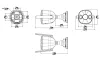 Telecamera IP Uniarch by Uniview UHO-B2D-M3F4D Bullet 3Mpx 4mm 1296p Wi-Fi SD Mic&Altoparlante Color Night IP67 Onvif thumbnail (2 of 2)