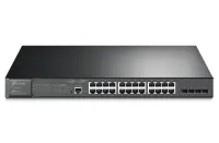 TP-Link TL-SG3428MP - JetStream 24-PoE+ порт Gigabit 384W L2+ управляван комутатор 4x Gigabit SFP слота (1 of 3)