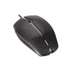 Mouse CHERRY Gentix USB com fio preto e luz de fundo azul