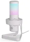 Microfone de streaming Endorfy AXIS Streaming OWH RGB efeito suporte USB branco thumbnail (2 of 4)