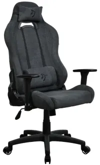 Silla gaming AROZZI TORRETTA Soft Fabric v2 superficie de tela gris oscuro (1 of 9)