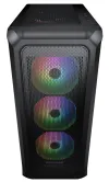 COUGAR PC tok ARCHON 2 Mesh RGB fekete középső torony hálós előlap 3 x ARGB ventilátor 3 mm TG bal panel thumbnail (2 of 12)