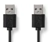 NEDIS cable USB 2.0 plug USB-A - plug USB-A black bulk 2m thumbnail (2 of 2)