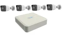 HiLook Propulsé par HIKVISION KIT bullet avec détection de mouvement intelligente 1x NVR-104H-D 4P(C) 4x caméra IP IPC-B140HA (1 of 4)