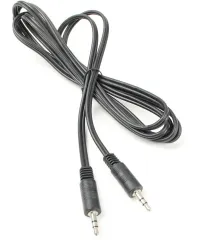 PremiumCord Kabelio lizdas 3,5 mm M M 2m juodas (1 of 1)