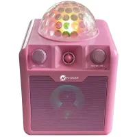 N-GEAR Block Disco Block 410 50W BT Disco LED 1x MIC Roze (1 of 1)