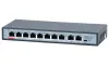 MaxLink PoE switch PSBT-10-8P-250 10x LAN 8x PoE 250m 802.3af at bt 120W 10 100Mbps