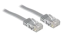 Solarix Patch kabel plochý CAT5E UTP LS0H 5m šedý non-snag-proof C5E-111GY-5MB (1 of 1)