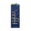 Gateway di sicurezza Planet doppio 5G LTE 2x WAN + 3x LAN DI TO GPS DIN IP30 -40 +75°C doppio 9-54 V CC thumbnail (3 of 4)