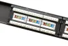 Solarix 19" Patch panel 12 x RJ45 CAT5E UTP 150 MHz preto 1U SX12-5E-UTP-BK thumbnail (2 of 2)