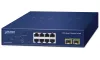 Planét GS-2210-8T2S WEBsmart L2 switch 8x1Gb 2x1Gb SFP QoS