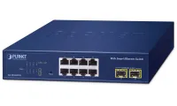 Planet GS-2210-8T2S WEBsmart L2 комутатор 8x1Gb 2x1Gb SFP QoS (1 of 3)