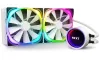 NZXT vandens aušintuvas Kraken X63 RGB 2x 140mm ventiliatorius