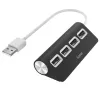 HAMA USB HUB 4 puertos USB 2.0 negro thumbnail (1 of 2)