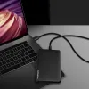 AXAGON ārējā kaste 2,5 collu diskam EE25-SLC USB-C 3.2 Gen1 SATA 6G 05m black thumbnail (2 of 2)