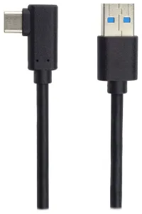 Καλώδιο USB PremiumCord τύπου C M γωνιακή υποδοχή 90° USB 3.0 A M 3m (1 of 1)