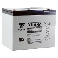 Batería de respaldo de tracción Yuasa Pb AGM 12V 80Ah para aplicaciones cíclicas (REC80-12I) (1 of 1)