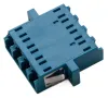 XtendLan LC-LC quad adapter SM blue for optical distribution boards thumbnail (2 of 2)