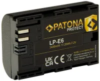 PATONA akkumulátor Canon LP-E6 2400mAh Li-Ion Protecthez (1 of 5)