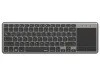 HAMA клавиатура KW-600T безжична 24GHz тъчпад за Smart TV nano USB CZ+SK черен thumbnail (1 of 2)
