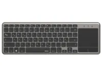 HAMA клавиатура KW-600T безжична 24GHz тъчпад за Smart TV nano USB CZ+SK черен (1 of 2)