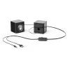 HAMA haut-parleurs pour ordinateur portable et PC Sonic Mobil 185 2.0 3W jack 3,5 mm USB noir thumbnail (3 of 3)