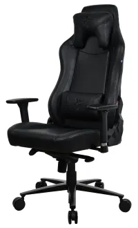 Cadeira gamer AROZZI VERNAZZA SoftPU com acabamento em poliuretano preto (1 of 10)