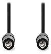 NEDIS Stereo-Audiokabel 3,5-mm-Klinkenstecker - 3,5-mm-Klinkenstecker schwarz, Bulkware, 1 m thumbnail (2 of 2)