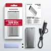 AXAGON box na M.2 NVMe SSD EEM2-SG2 USB-C USB 3.2 Gen2 kábel 20cm USB-C na USB-A thumbnail (3 of 3)