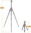 Rollei Tripod C5i Carbon 22610 Load 8kg Extended 1575 cm Carbon Orange thumbnail (8 of 10)