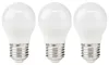 Lampadina LED NEDIS E27 G45 49 W 220 V 470 lm 2700 K bianco caldo opaco 3 pezzi thumbnail (1 of 2)