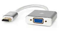 NEDIS PROFIGOLD adapteris HDMI VGA savienotājs HDMI - VGA ligzda alumīnija sudraba BOX 20cm (1 of 3)