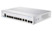 Cisco CBS250-8T-E-2G-EU 8-portowy inteligentny przełącznik GE 8x GbE RJ-45 2x 1G Combo Ext PS (1 of 5)